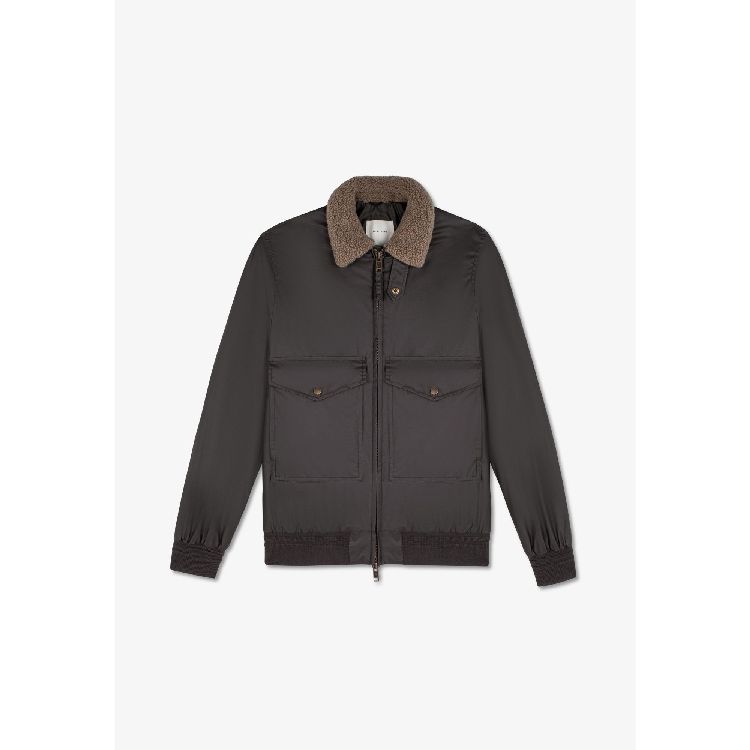Shop Scalpers - Aviator Jacket With Shearling Collar Online in Lebanon